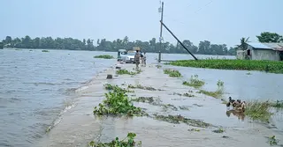সুনামগঞ্জে নদ-নদীর পানির সঙ্গে বাড়ছে বন্যা আতঙ্ক
