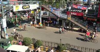 সিলেটের ফুটওভার ব্রিজগুলো এখন ভাসমান ব্যক্তি-মাদকসেবীদের আবাসস্থল!