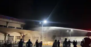 ওসমানী বিমানবন্দরে আগুন: পুড়ে ছাই সার্ভার রুম, আহত ৭ আনসার সদস্য