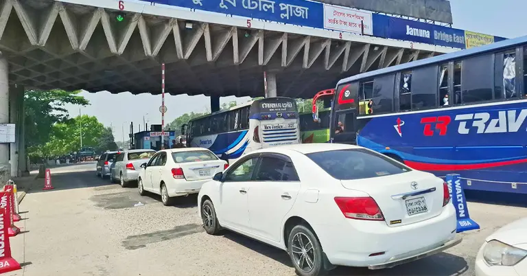 যমুনা সেতু দিয়ে ২৪ ঘণ্টায় ৫১ হাজার ৫৯৫ যানবাহন পারাপার