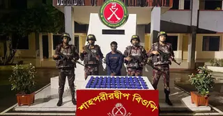 টেকনাফে বিজিবির অভিযানে ৩ কোটির বেশি মূল্যের ইয়াবাসহ আটক ১