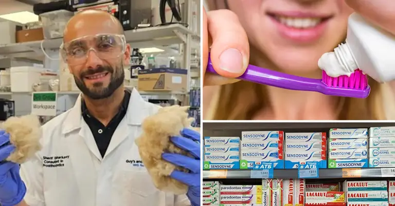 চুল ও পশমের টুথপেস্ট