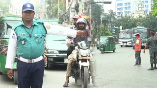 রাজধানীর সড়কে ট্রাফিকের কাজে ফিরেছে পুলিশ