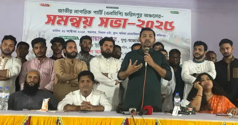 এনসিপির কেন্দ্রীয় যুগ্ম আহ্বায়ক সারোয়ার তুষার