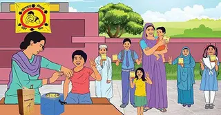 ঢাকায় ৯ মাস থেকে ১৫ বছরের শিশুদের বিনামূল্যে টাইফয়েড টিকা