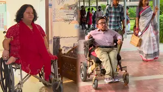 যে জীবন কেবল হুইলচেয়ারেই বন্দি
